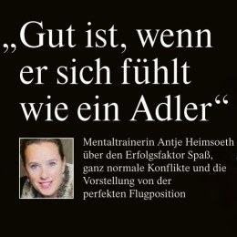 Antje Heimsoeth - gut ist wenn er sich fühlt wie ein Adler