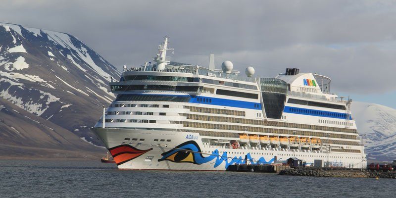 Antje Heimsoeth an Bord der AIDA-Schiffe